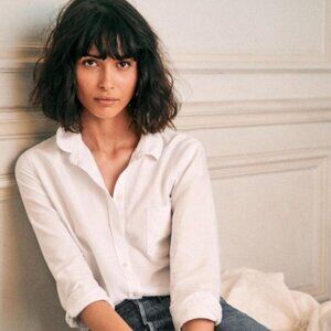 Sézane Tomboy Shirt | White